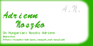 adrienn noszko business card